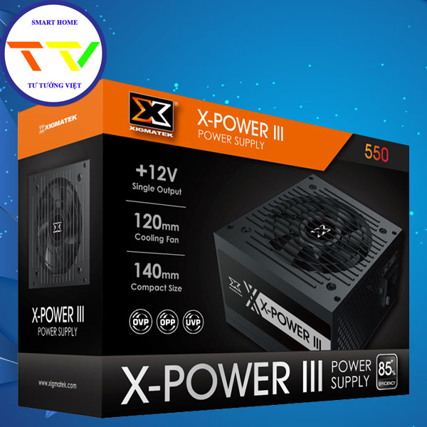 Nguồn Xigmatek 500W X-POWER III X-550 (EN45983)