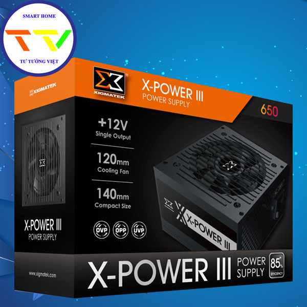 Nguồn máy tính Xigmatek X-POWER III 650 - 600W EN45990